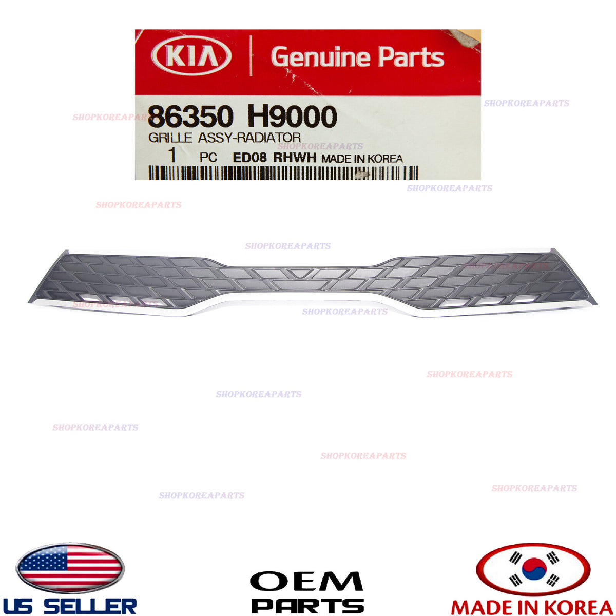 GENUINE OEM Front Upper Bumper Grille 2018–2020 Kia Rio 86350-H9000