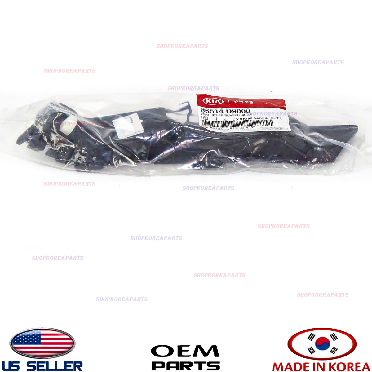 GENUINE Bumper Front Bracket Mounting RIGHT Passenger Side OEM SPORTAGE 2017-22