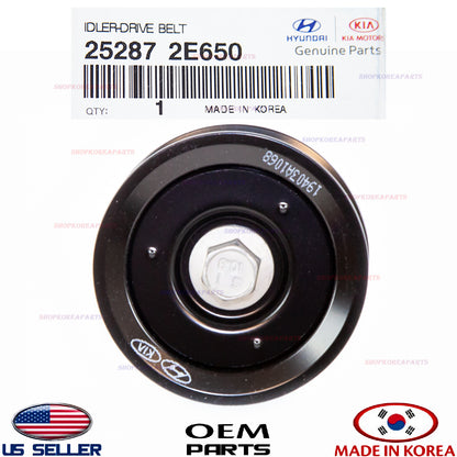GENUINE Idler Pulley Drive Belt ⭐OEM⭐ Sonata Hybrid 16-19 Optima Hybrid 17-20