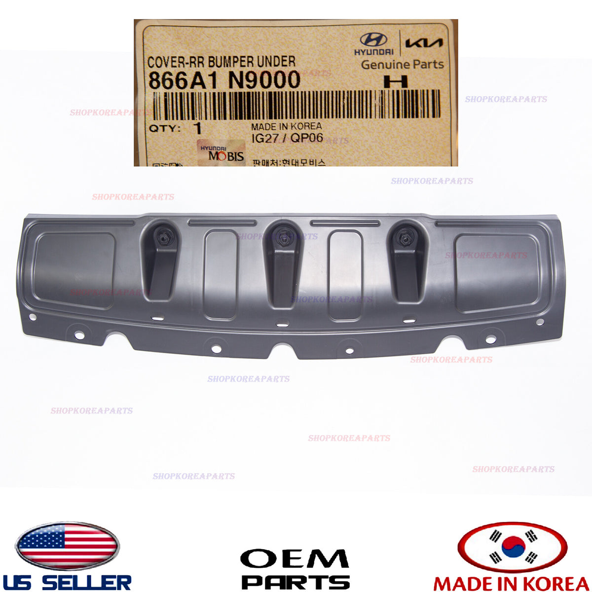 GENUINE Rear Bumper Lower Cover Splash Shield ⭐OEM⭐ Tucson XRT 2022-2024