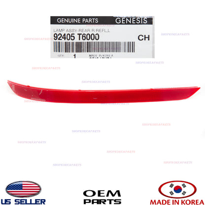 GENUINE Bumper Reflector Rear LEFT Driver Side ⭐OEM⭐ GENESIS GV80 2021-2024