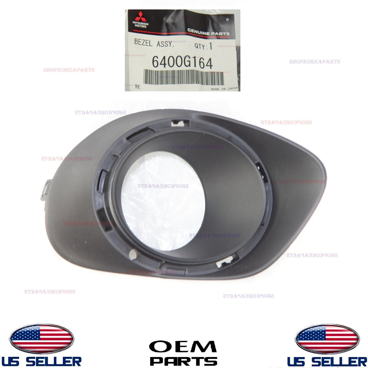 GENUINE Front Bumper Fog Lamp Trim Bezel Cover RIGHT ⭐OEM⭐ Outlander 2014-2015