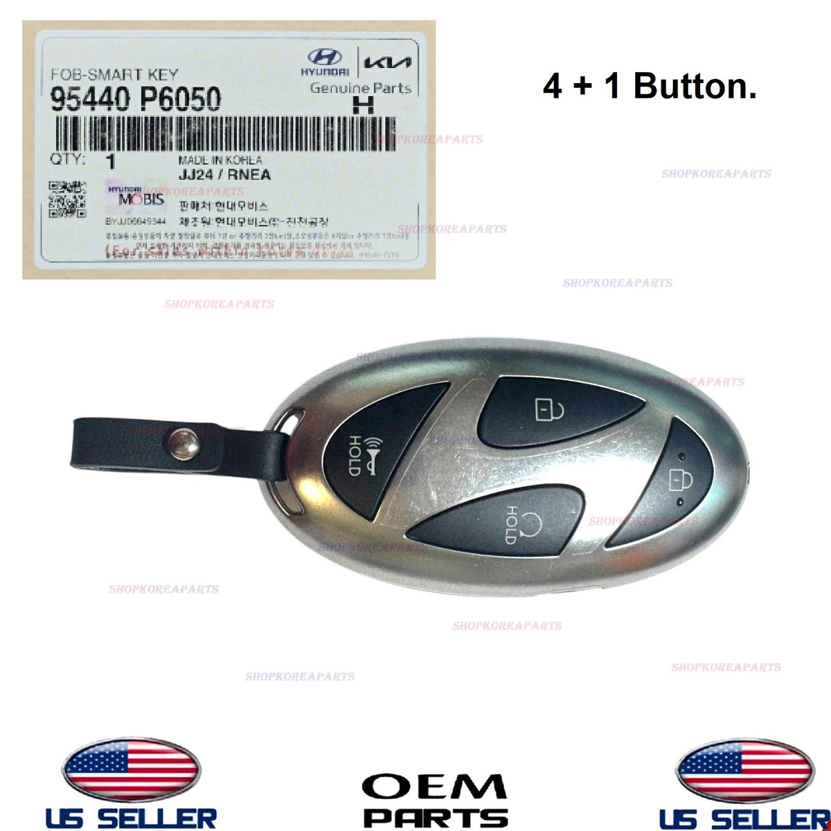 GENUINE OEM Smart FOB Key (Remote Only) 2024-2026 Hyundai Santa Fe 95440P6050