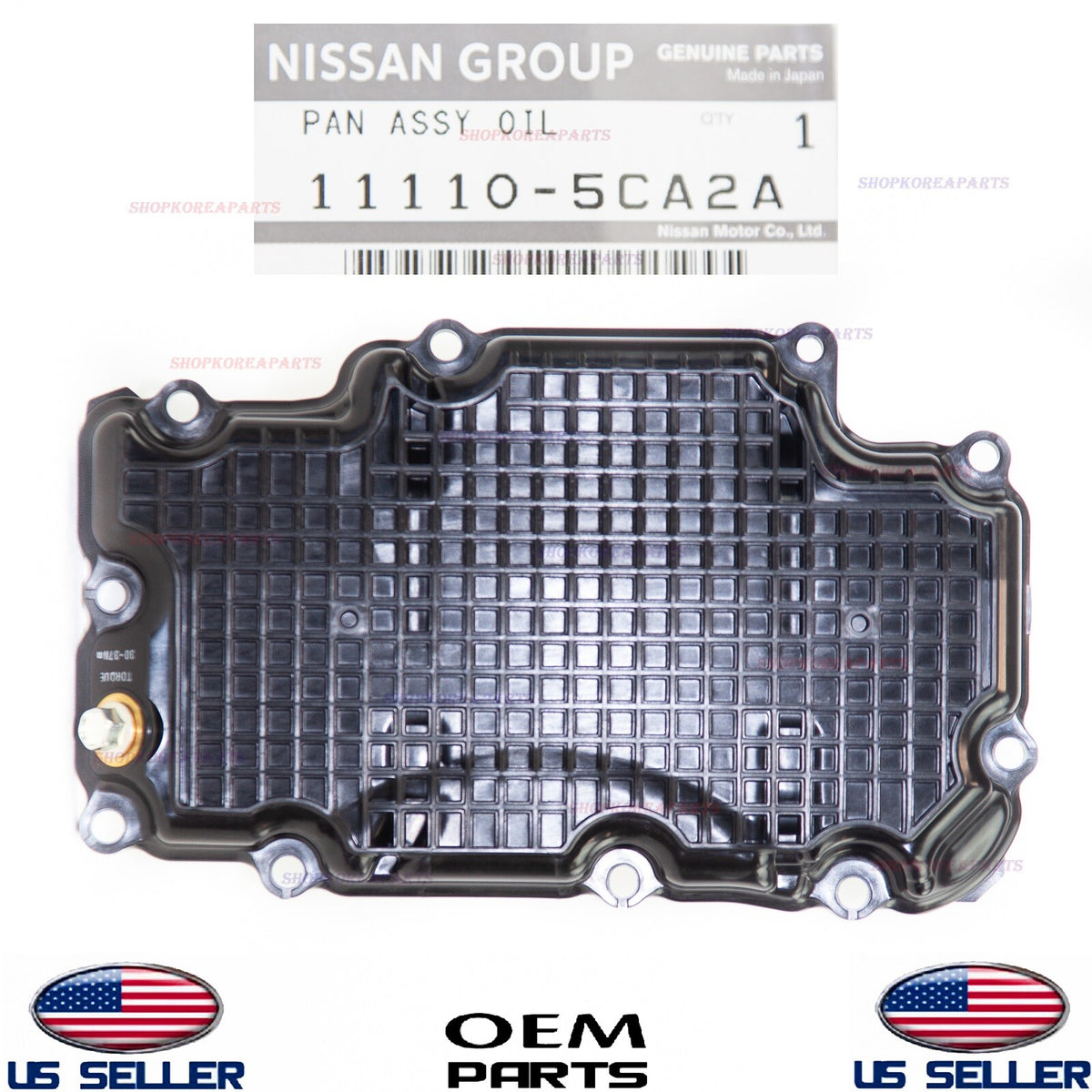 GENUINE Engine Oil Pan Lower w/Gasket OEM INFINITI Q50 Q60 3.0L Only RWD w/o AWD