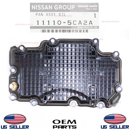 GENUINE Engine Oil Pan Lower w/Gasket OEM INFINITI Q50 Q60 3.0L Only RWD w/o AWD