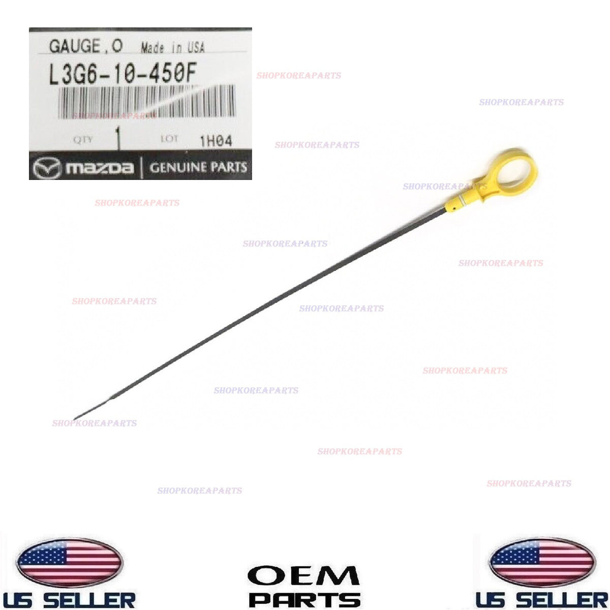 GENUINE Engine Oil Level Dipstick OEM Mazda 2.5L *See Compatibility L3G6-10-450F