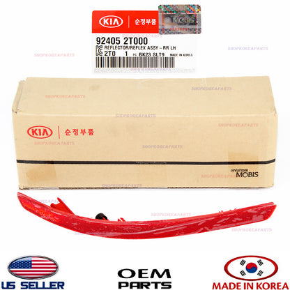 GENUINE Rear Bumper Reflector LEFT Driver Side OEM Kia Optima 2011-2013
