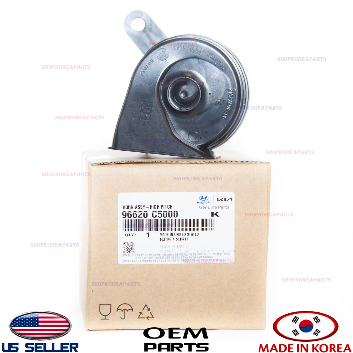 GENUINE Horn Assy High Pitch ⭐OEM⭐ KIA SORENTO 2016-2020 96620C5000