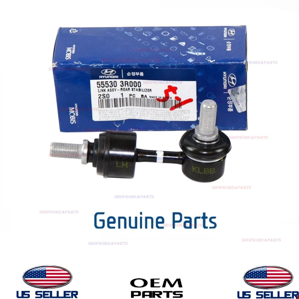 GENUINE OEM Rear Stabilizer Link Bar LEFT Driver Side 2011-2014 Sonata Optima
