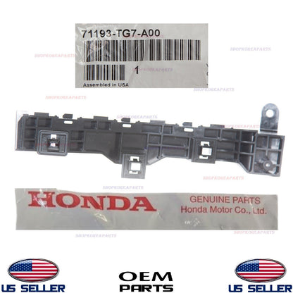 GENUINE Front Bumper Bracket RIGHT Passenger Side OEM Honda *See Compatibility