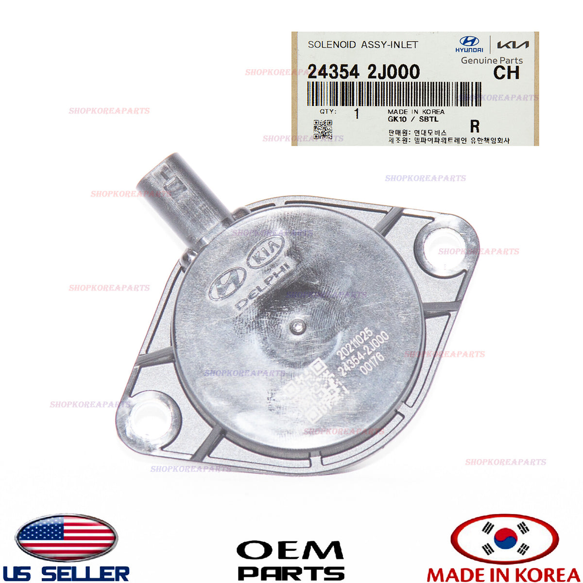 GENUINE Engine Variable Valve Timing Solenoid 2020-2026 HYUNDAI 2.0L *See List