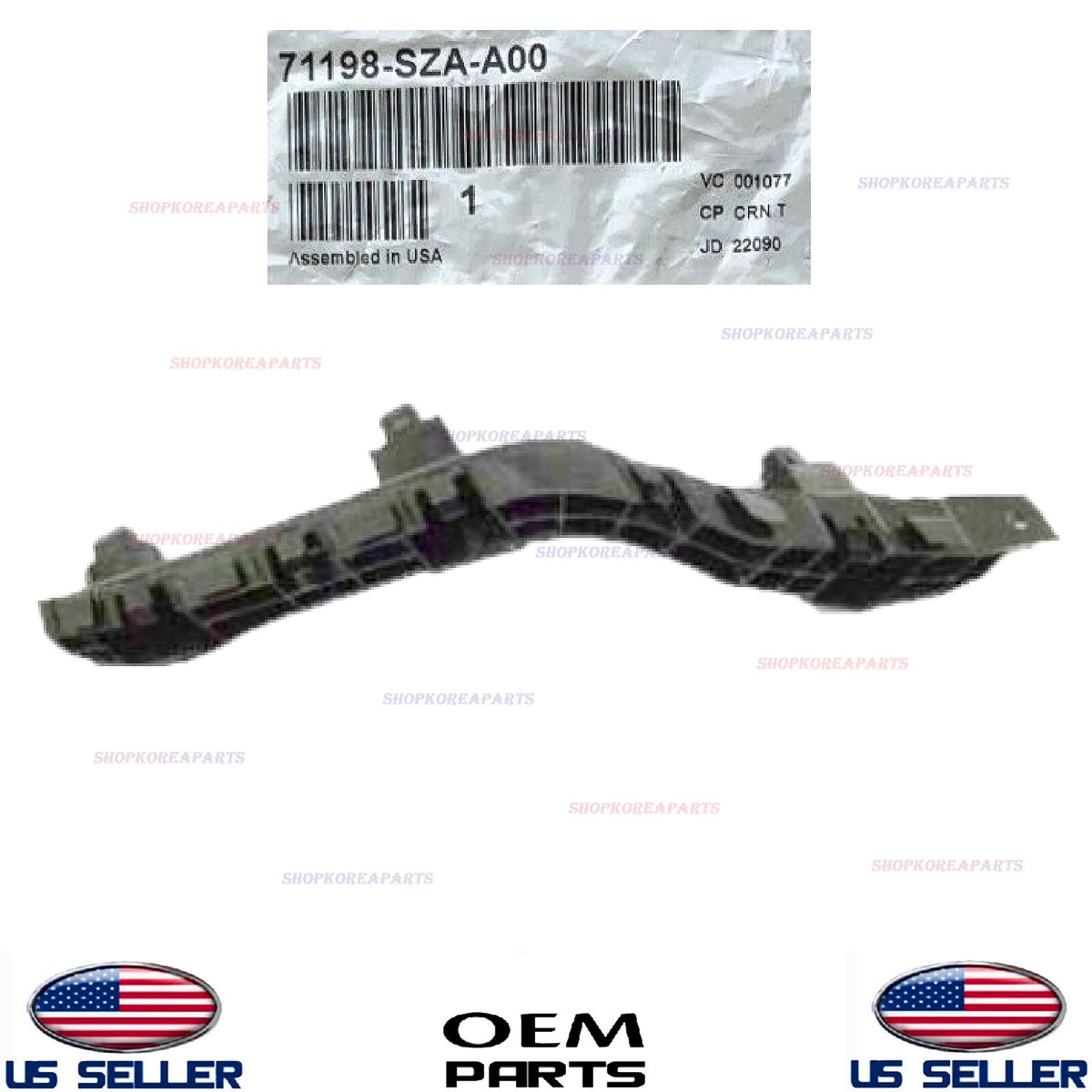 GENUINE Front Bumper Bracket LEFT Driver Side ⭐OEM⭐ Honda Pilot 2009-2015