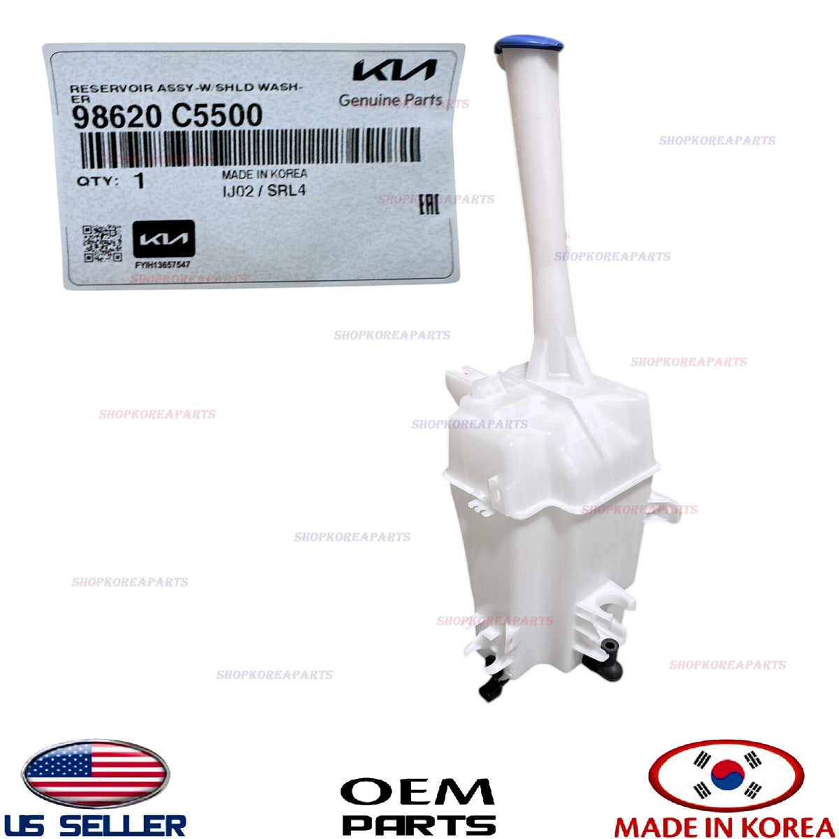 ✅GENUINE✅ Windshield Washer Reservoir Tank With Sensor OEM 2016-2020 Kia Sorento