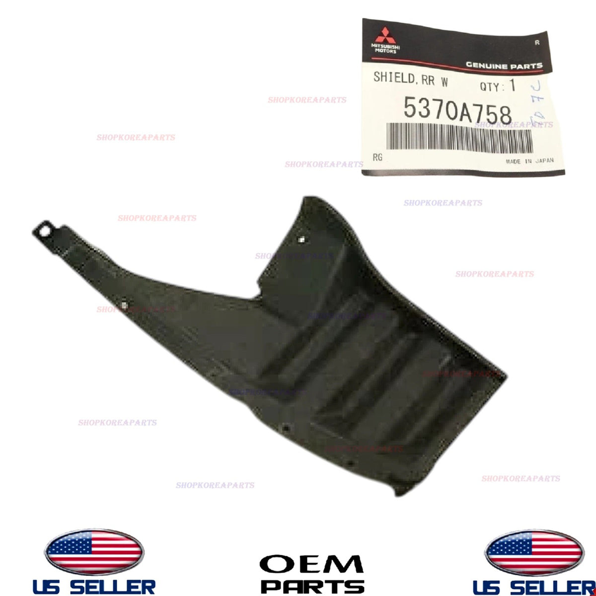 GENUINE Splash Shield Rear RIGHT Passenger Side 2011-25 Outlander Sport 5370A758