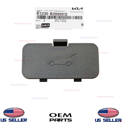 GENUINE OEM Tailgate Emergency Handle Cover 2014-2019 Kia Soul 81235-B2000EQ