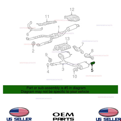 GENUINE OEM Exhaust Tail Pipe Baffle 2006-2015 Scion xB IS250 IS350 *See List