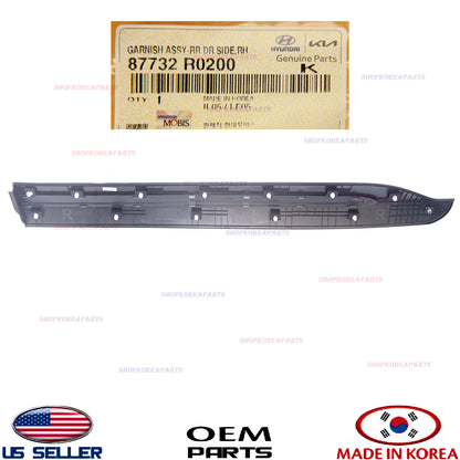 GENUINE Rear Door Lower Molding RIGHT Passenger OEM 2022-2026 Carnival