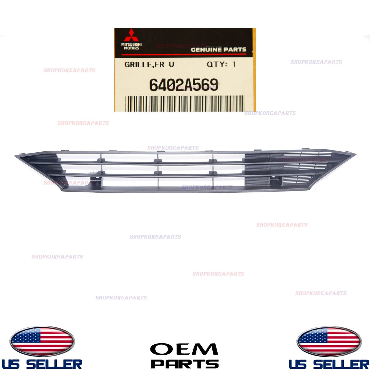 ✅GENUINE✅ Front Bumper Lower Grille OEM Mitsubishi Mirage A/T 2021-2024 6402A569