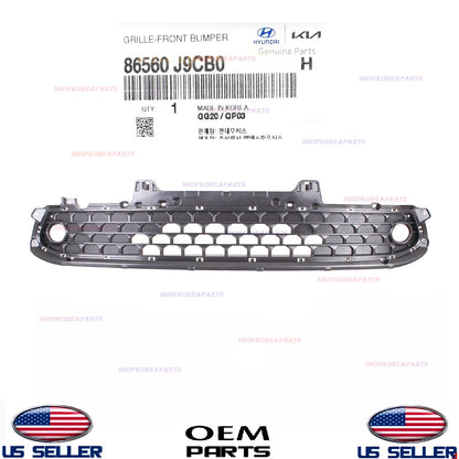 GENUINE OEM Front Lower Bumper Grille with Fog Lamps 2022-2023 Hyundai Kona