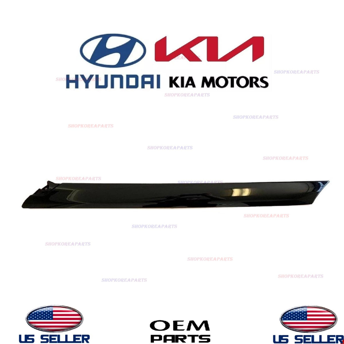 GENUINE Windshield Trim Pillar Molding LEFT Driver ⭐OEM⭐ Kia Seltos 2020-2025