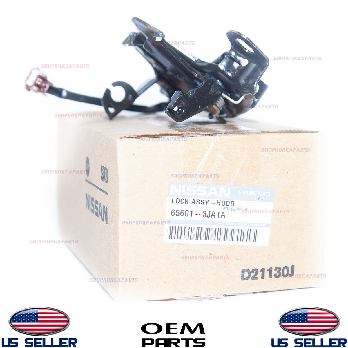 GENUINE OEM Hood Latch Lock 2013-24 NISSAN Pathfinder Murano INFINITI JX35 QX60