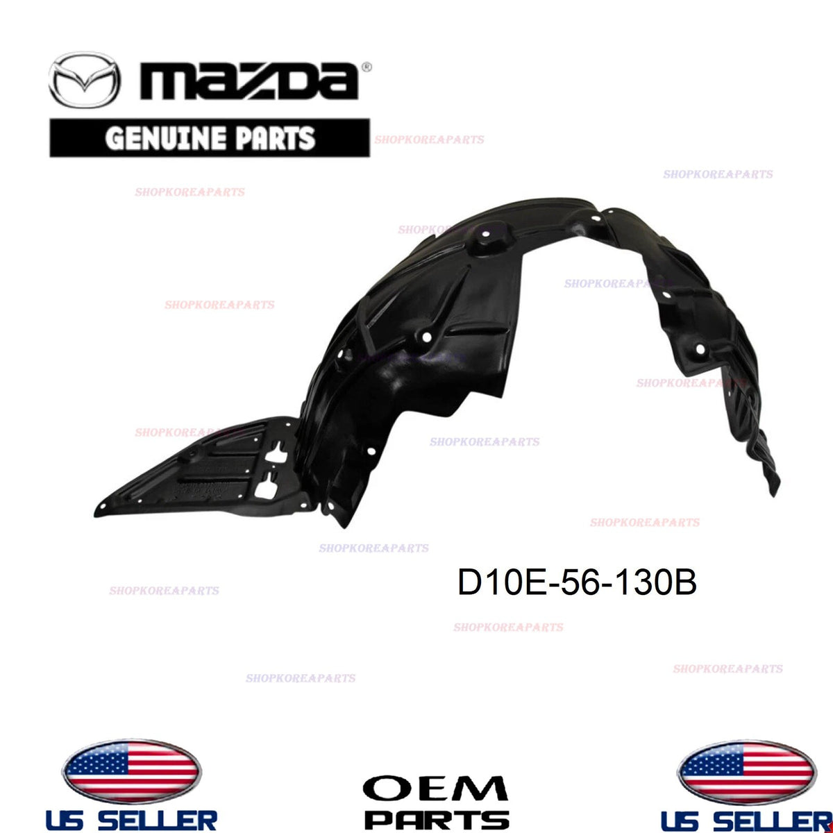 GENUINE Fender Liner Front RIGHT Passenger Side 2016-2021 Mazda CX-3