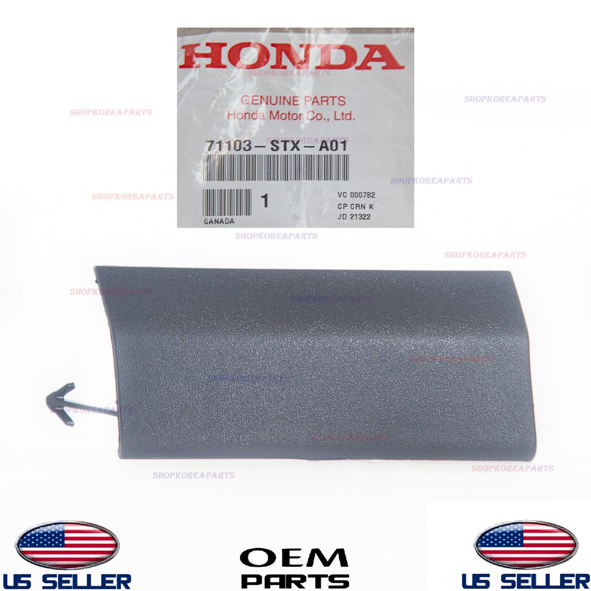 ✅GENUINE✅ Front Bumper Tow Eye Hook Cap Cover OEM Acura MDX 2010-2013