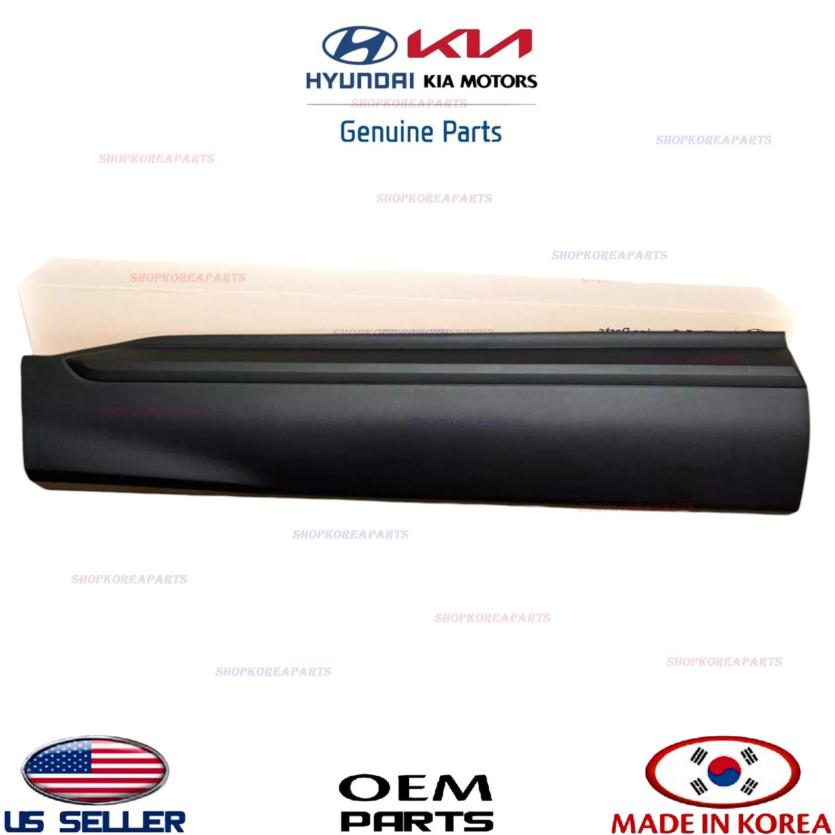 GENUINE Front Door Lower Molding BLACK LEFT Driver Side OEM⭐ Santa Fe 2021-2023