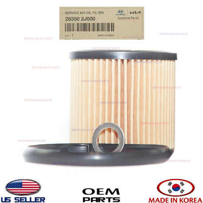 GENUINE Engine Oil Filter Kit ⭐OEM⭐ HYUNDAI 2.0L *See compatibility 263502J001