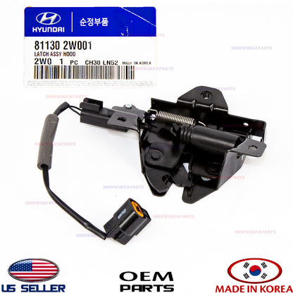 Hood Lock ⭐OEM⭐ Hood Latch ⭐GENUINE⭐ Hyundai Santa Fe Fe 2013-2019 811302W001