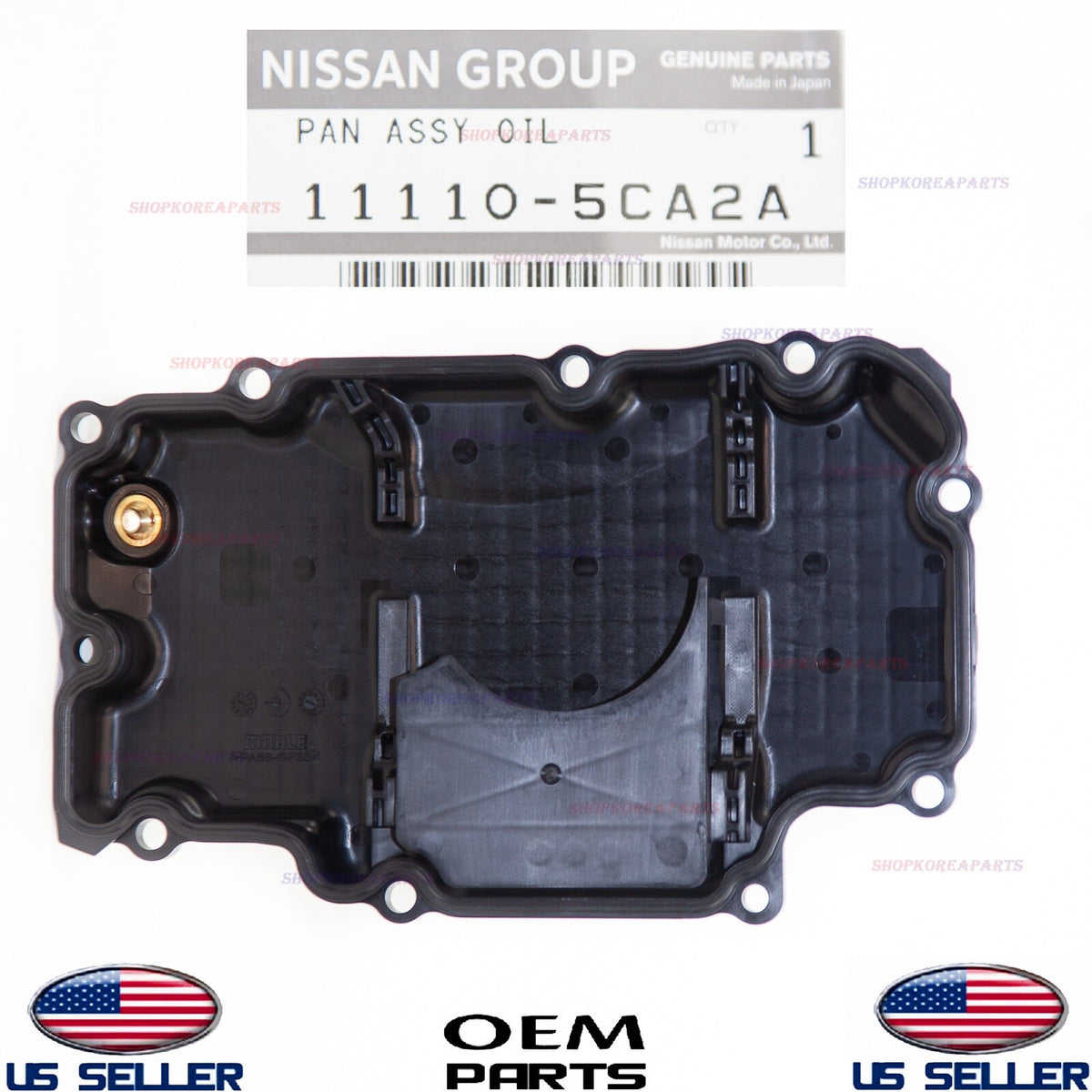 GENUINE Engine Oil Pan Lower w/Gasket OEM INFINITI Q50 Q60 3.0L Only RWD w/o AWD