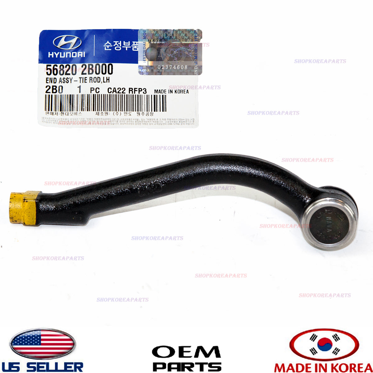 GENUINE Outer Tie Rod End Left Driver Side OEM SANTA FE VERACRUZ SORENTO