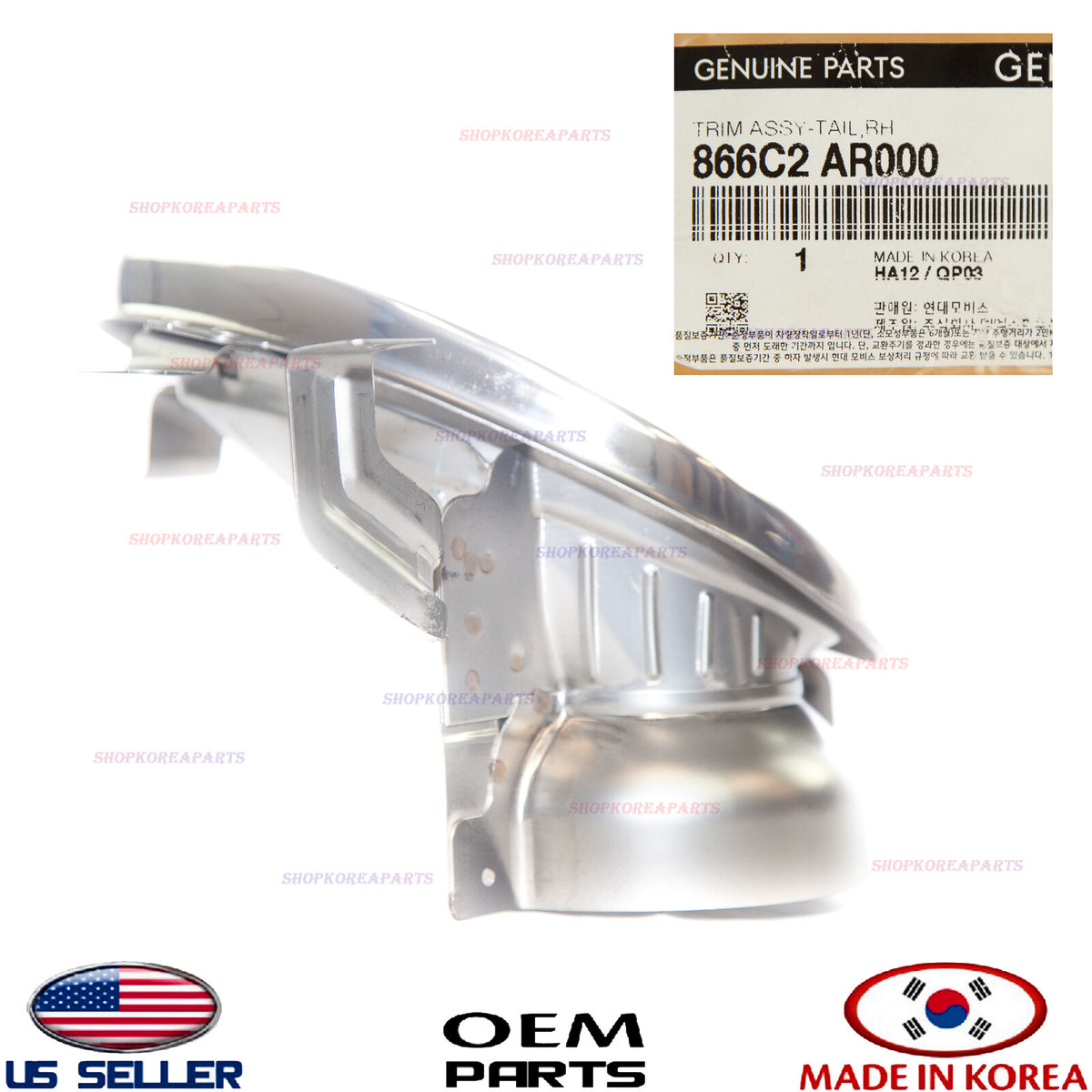 GENUINE Exhaust Pipe Tip Cover Rear Bumper RIGHT Passenger⭐ GV70 NON Sport 22-25