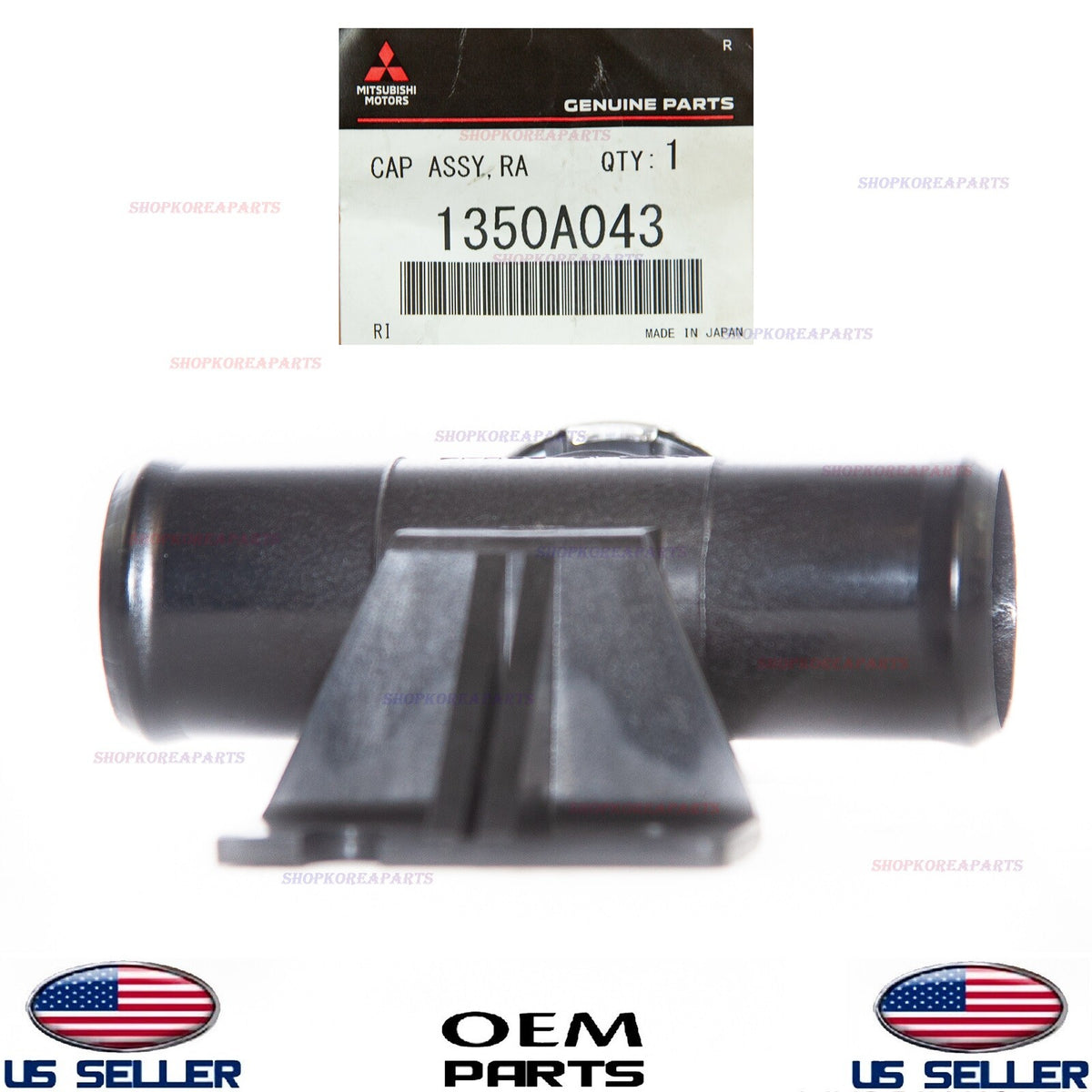 GENUINE Radiator Coolant Filler Neck with Cap OEM Mitsubishi 2.0L 2.4L 2008-2019
