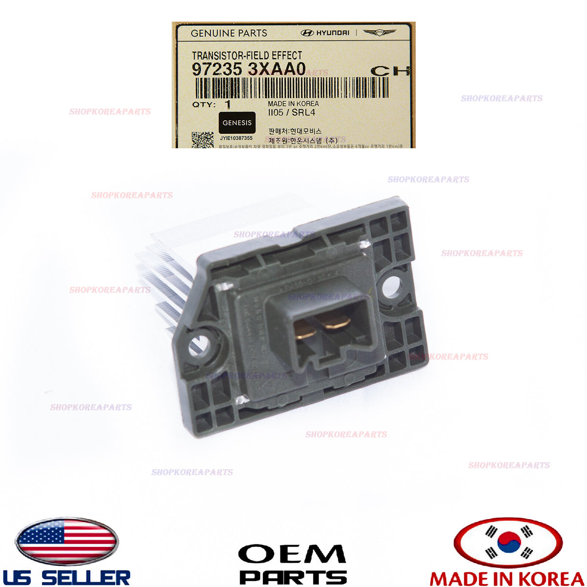 GENUINE HVAC Blower Motor Resistor ⭐OEM⭐ HYUNDAI KIA *See compatibility