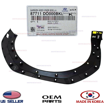 GENUINE Front Fender Wheel Molding LEFT Driver Side ⭐OEM⭐ Kia EV9 2024-2026