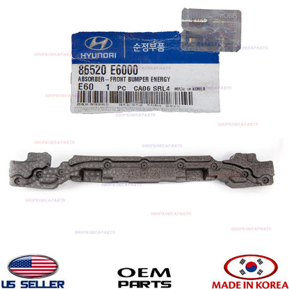 FRONT BUMPER FACE FOAM IMPACT ABSORBER GENUINE HYUNDAI part # 86520E6000