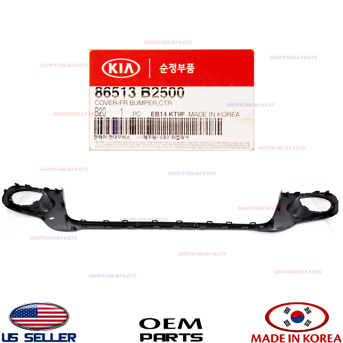 GENUINE Front Fascia Bumper Cover Center ⭐ OEM ⭐ Kia Soul 2017-2019 86513B2500