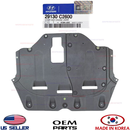 GENUINE Rear Under Engine Cover Splash Shield OEM Hyundai Sonata 2018-2019