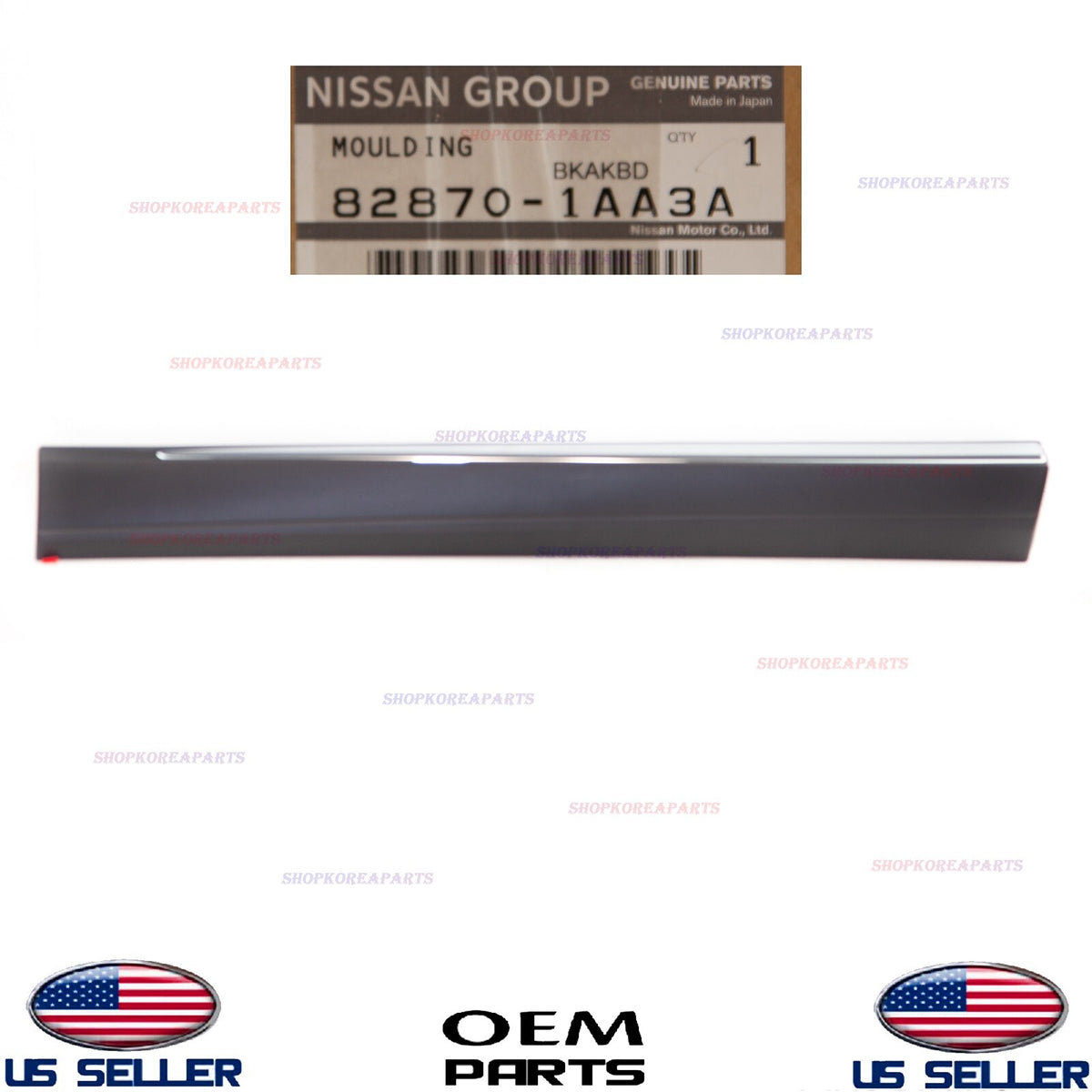 GENUINE Rear Door Moulding Lower RIGHT Passenger Side OEM NISSAN MURANO 2009-14