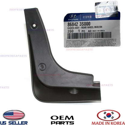 1pcs Rear RIGHT Passenger Side MUD GUARDS FLAPS SPLASH SHIELD SONATA 2011-2013
