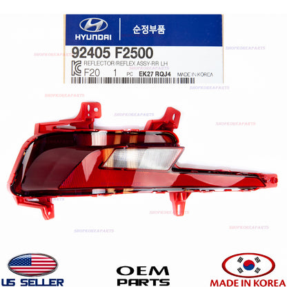 GENUINE Reflector Rear Bumper LEFT Driver Side ⭐OEM⭐ Elantra Sedan 2019-2020