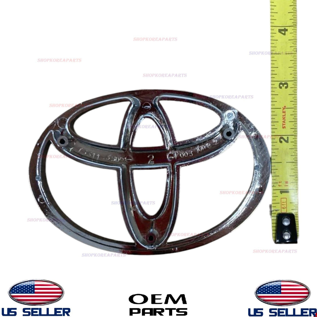 GENUINE Front Grille Emblem Logo Symbol OEM Toyota *See Compatiblity 75311-35090
