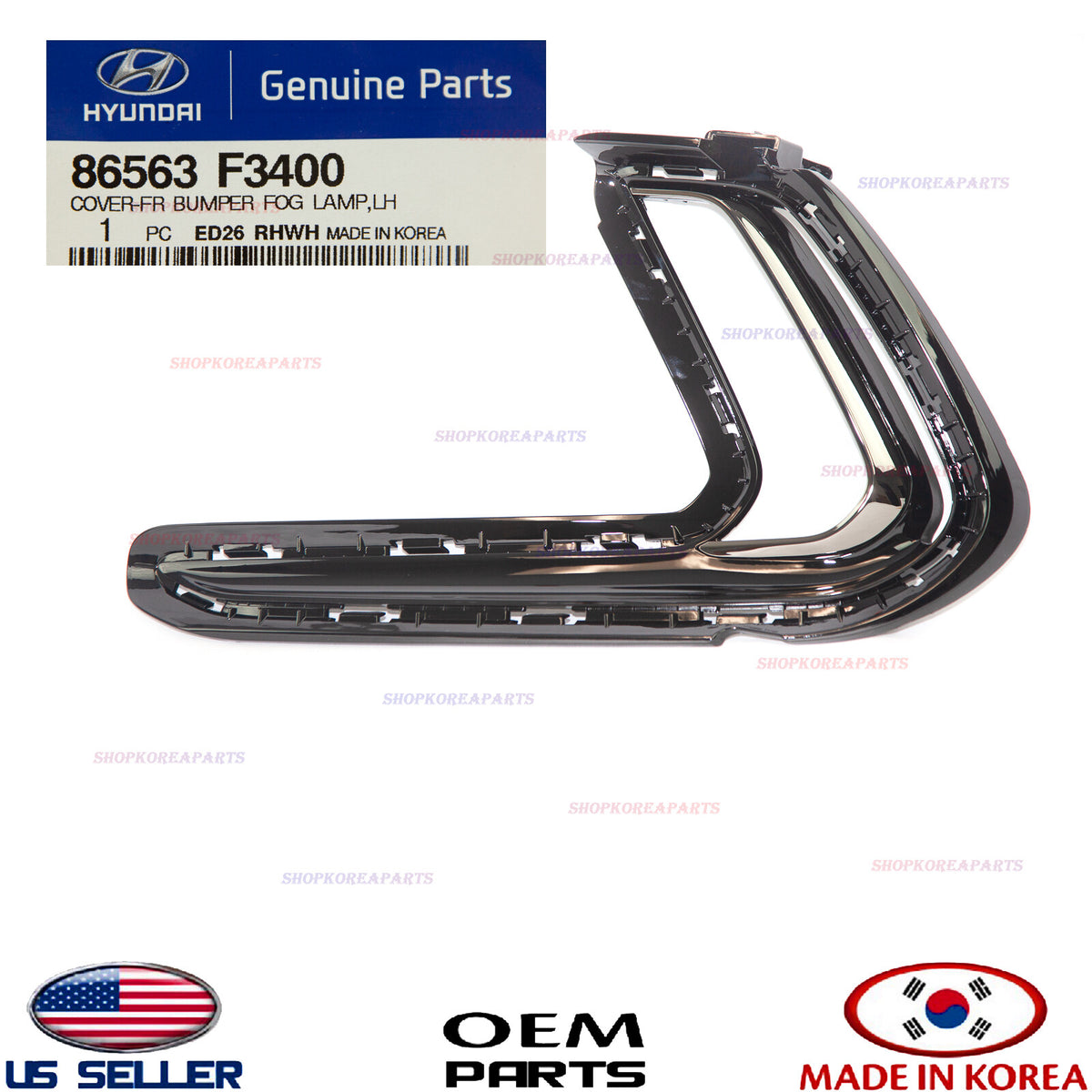 GENUINE Fog Lamp Cover Bezel LEFT Driver Side ⭐OEM⭐ Elantra Sedan 2017-2018
