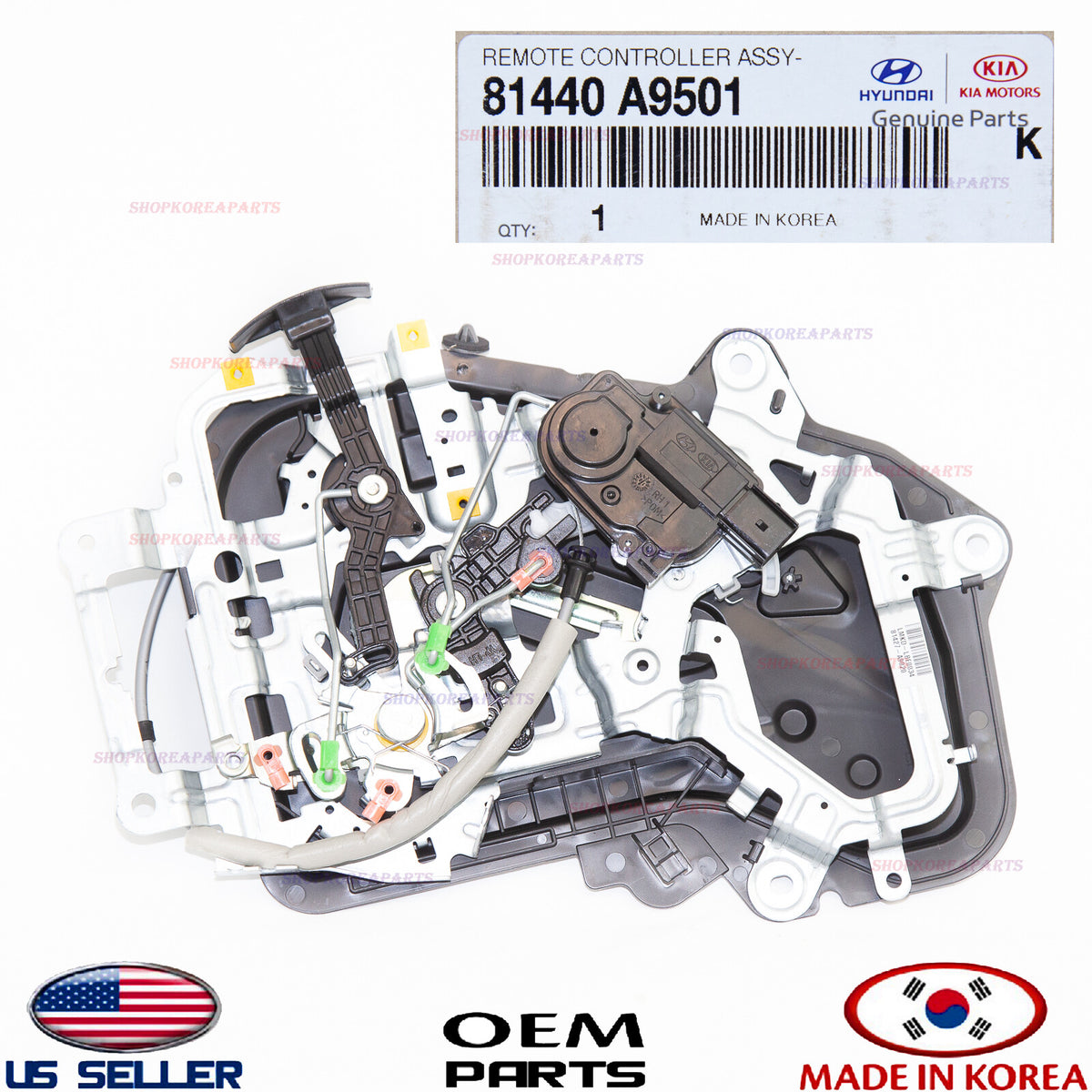 GENUINE Sliding Door Lock Actuator LEFT Driver Side W/O Power 2015-21 Kia Sedona