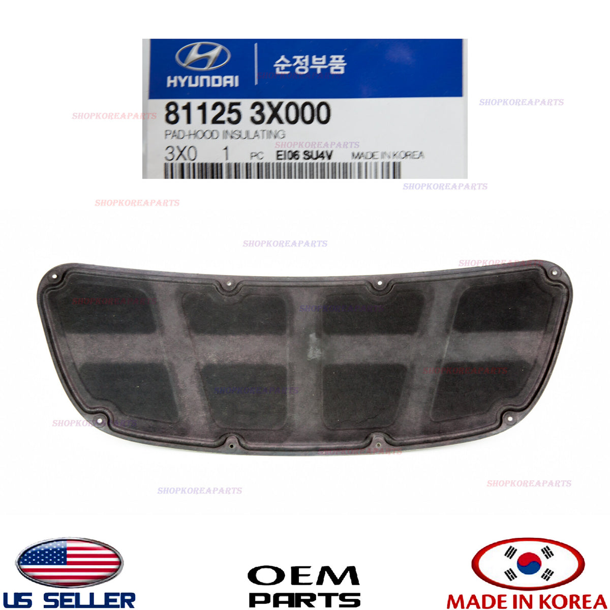 GENUINE Hood Insulation Pad Liner Heat Shield OEM 2013-2016 Hyundai Elantra