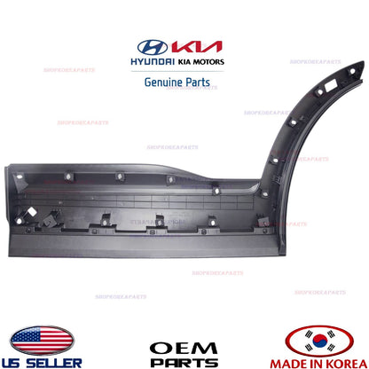 GENUINE Rear Door Lower Molding BLACK RIGHT Passenger Side OEM Santa Fe 21-2023