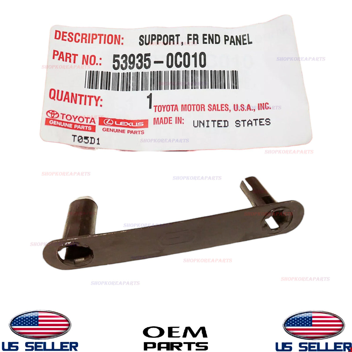 GENUINE OEM Front Fender Extension Panel Plastic Clip 08-22 Sequoia 07-13 Tundra