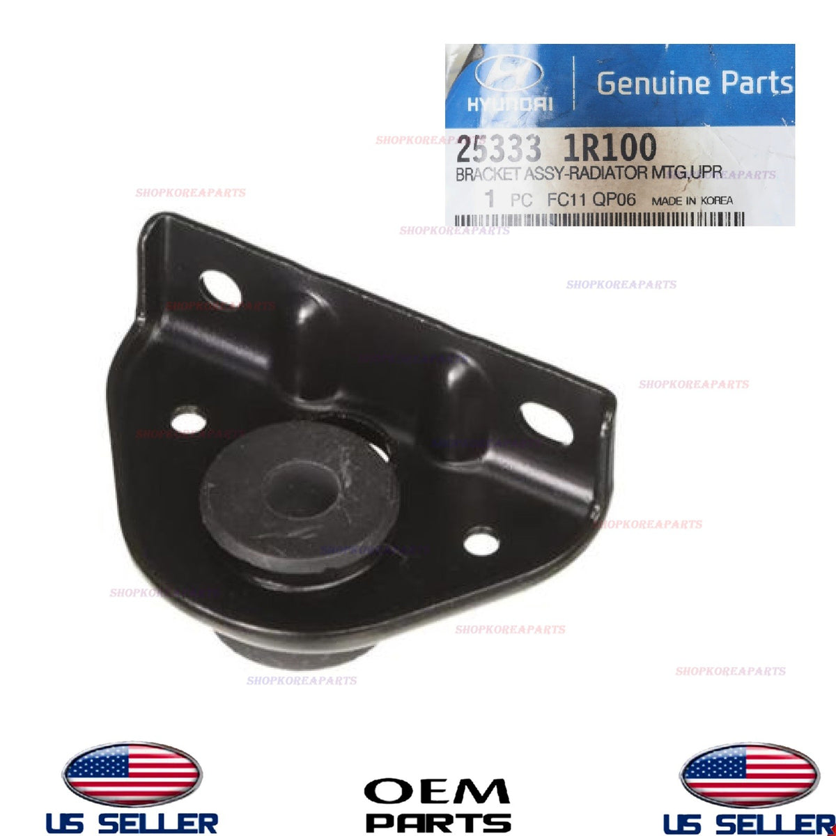 GENUINE Radiator Mounting Bracket Upper LEFT Driver Side 2012-17 Hyundai Accent