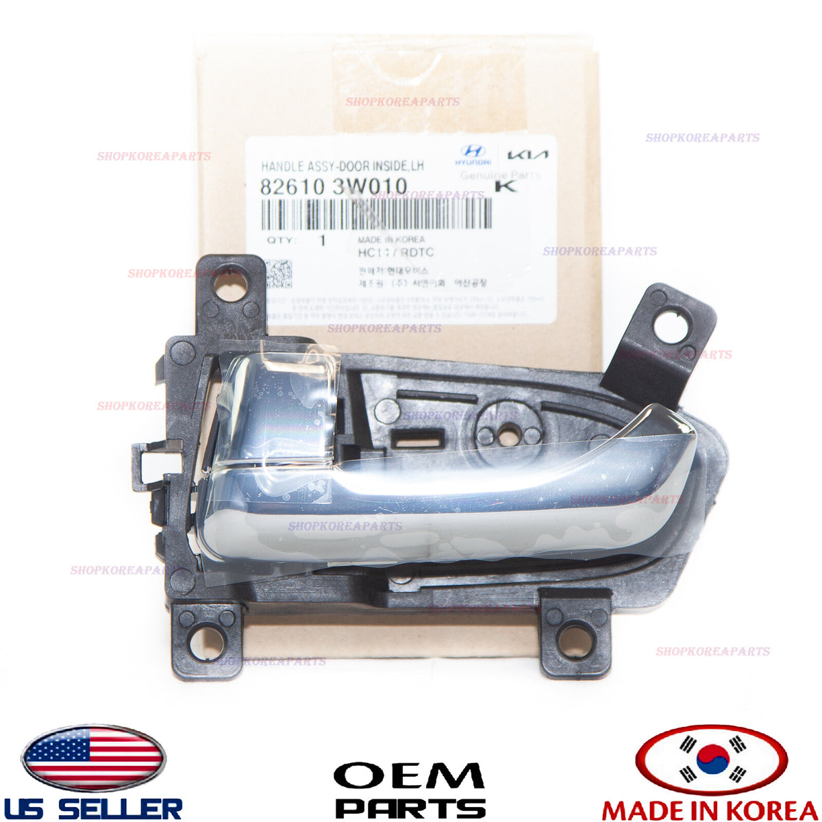 GENUINE Chrome Door Handle Inside LEFT Driver Side ⭐OEM⭐ KIA SPORTAGE 2011-2016